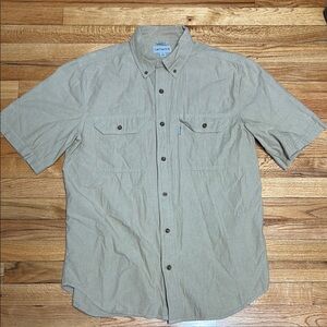 Carhartt Mens Large relaxed fit short sleeve button down